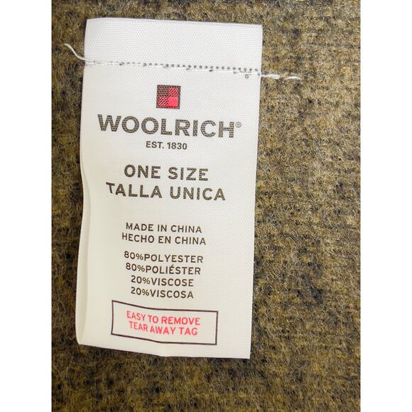 Woolrich Leopard Print Fringed Cozy Blanket Wrap Poncho Shawl One Size - Picture 5 of 5